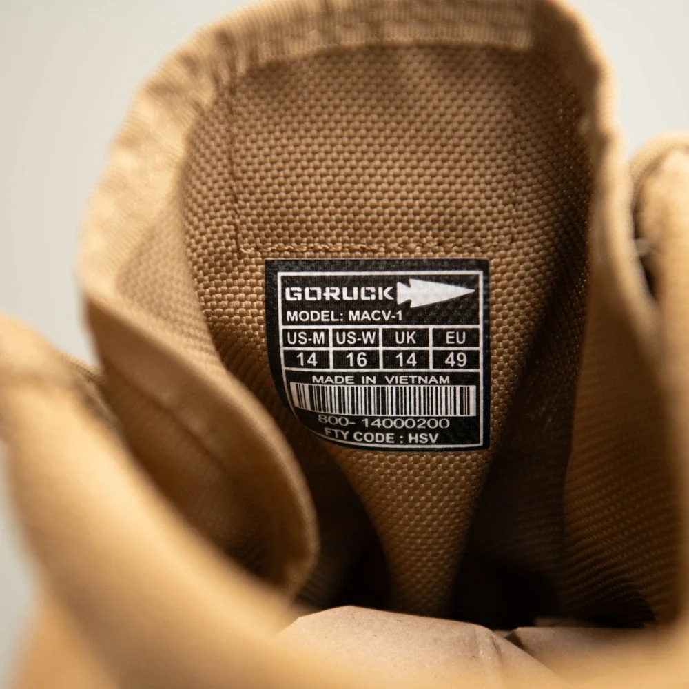 GORUCK MACV-1 Tactical Rucking Boots Mens 14 Tan Suede NWOT‎ Military GorpCore